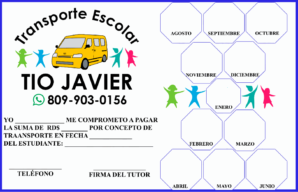 Tarjetas de pago personalizadas