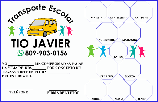 Tarjetas de pago personalizadas